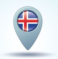 Flag of Iceland vector illustration N6