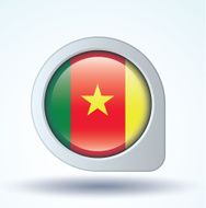 Flag of cameroon vector illustration N7