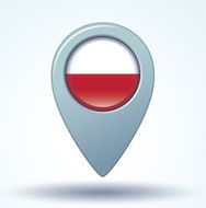 flag of Poland vector illustration N8