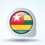 Flag of Togo vector illustration N7