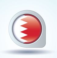 Flag of Bahrain vector illustration N7