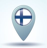 Flag of Finland vector illustration N7