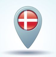 Flag of Denmark vector illustration N7