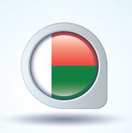 Flag of Madagascar vector illustration N7