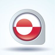 Flag of Greenland vector illustration N8
