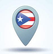 Flag of Puerto rico vector illustration N7