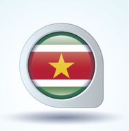 flag of Suriname vector illustration N9