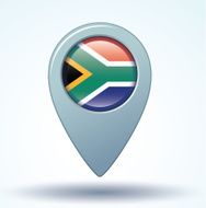 Flag of South africa vector illustration N6
