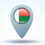 Flag of Madagascar vector illustration N8