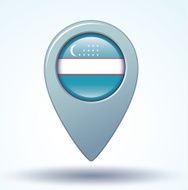 Flag of Uzbekistan vector illustration N15