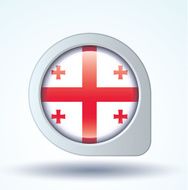 Flag of Georgia vector illustration N7
