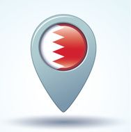 Flag of Bahrain vector illustration N8