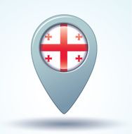 Flag of Georgia vector illustration N8