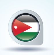 Flag of Jordan vector illustration N7