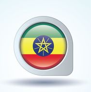 Flag of Ethiopia Vector illustration N9