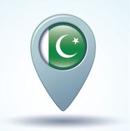 Flag of Pakistan vector illustration N9