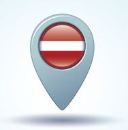 Flag of Latvia vector illustration N8