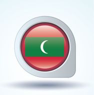 Flag of Maldives vector illustration N6