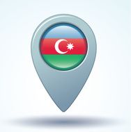 Flag of Azerbaijan vector illustration N6