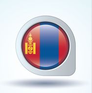 Flag of Mongolia vector illustration N7