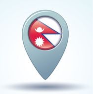 Flag of Nepal vector illustration N8
