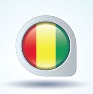Flag of guinean vector illustration N8