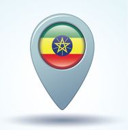 Flag of Ethiopia Vector illustration N10