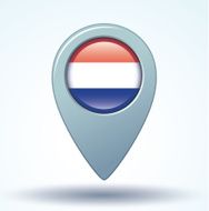 Flag of netherlands vector illustration N7