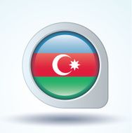 Flag of Azerbaijan vector illustration N7