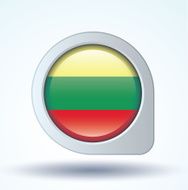 Flag of Lithuania vector illustration N7