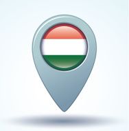 Flag of hungary vector illustration N7