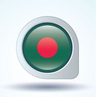 Flag of Banglades vector illustration N7