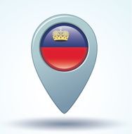 Flag of Liechtenstein vector illustration N7