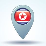 Flag of north korea vector illustration N5