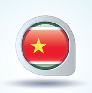 Flag of Guadeloupe vector illustration N8