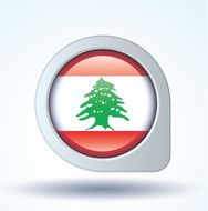 Flag of Lebanon vector illustration N7