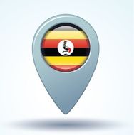 Flag of Uganda vector illustration N8