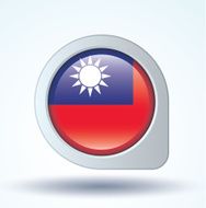 Flag of Taiwan vector illustration N7