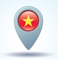 Flag of Vietnam vector illustration N8