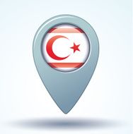 Flag of Northern Cyprus vector illustration N8