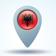 Flag of Albania vector illustration N7