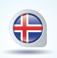Flag of Iceland vector illustration N7