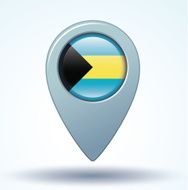 Flag of Bahamas vector illustration N7