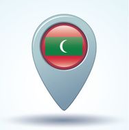 Flag of Maldives vector illustration N7