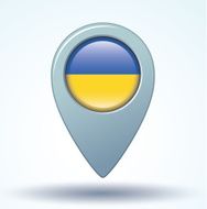 Flag of ukrain vector illustration N5