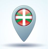 Flag of Basque country vector illustration N7