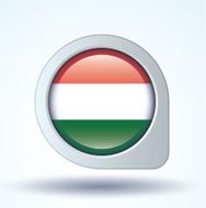Flag of hungary vector illustration N8