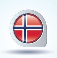 Flag of Norway vector illustration N7