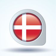 Flag of Denmark vector illustration N8