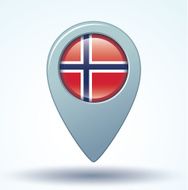 Flag of Norway vector illustration N8